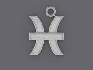 Zodiac Signs - SYMBOLS - Printable Pendants Model Cetak 3D