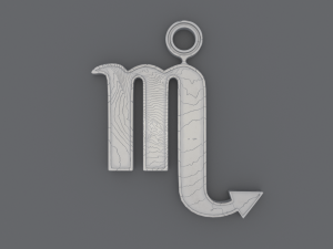 Zodiac Signs - SYMBOLS - Printable Pendants Model Cetak 3D
