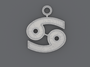 Zodiac Signs - SYMBOLS - Printable Pendants Model Cetak 3D