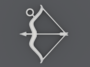 Zodiac Signs - IMAGES - Printable Pendants Model Cetak 3D