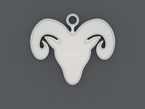 Zodiac Signs - IMAGES - Printable Pendants Model Cetak 3D