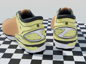 Footwear - Sports Style 3Dモデル