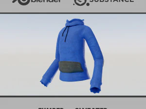 Pullover - Pullover 3D Modell