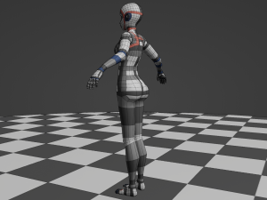 Female Body - Topology Modèle 3D