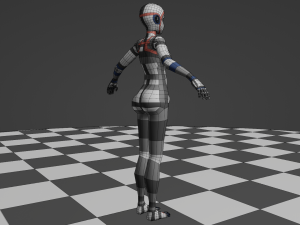 Female Body - Topology Modèle 3D