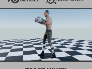 Heavy Fist Character 3D Модель