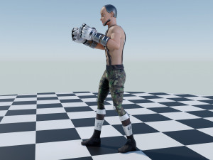 Heavy Fist Character Model 3D