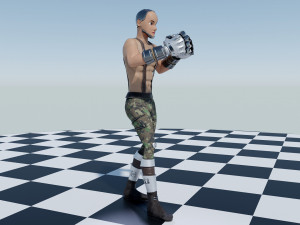 Heavy Fist Character Model 3D