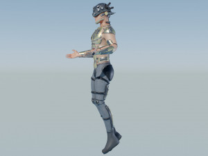 A character with many Eyes 3D 模型