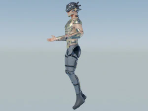 A character with many Eyes 3D Model