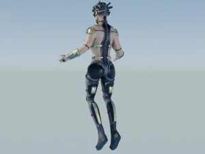A character with many Eyes 3D Model