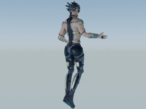 A character with many Eyes 3D 模型