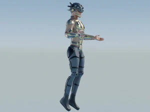 A character with many Eyes 3D Model