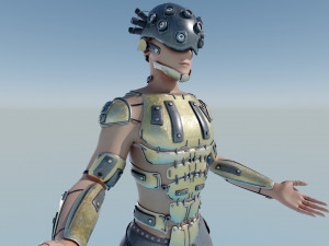 A character with many Eyes 3D 模型