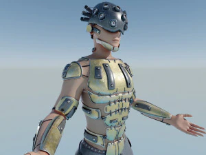A character with many Eyes 3D Model