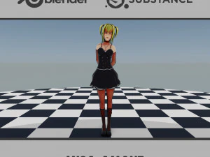 Misa Amane Modelo 3D