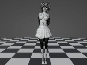 Misa Amane 3D Model
