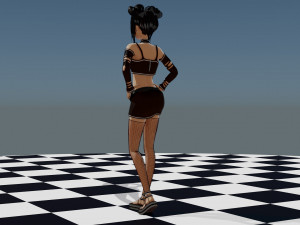 Cute Blackpink Character Model 3D