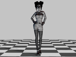 Cute Blackpink Character Model 3D