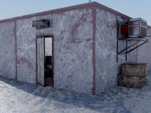 Abandoned Petrol Station Modelo 3D
