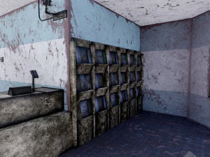 Abandoned Petrol Station 3D Model