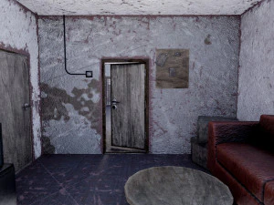 Abandoned Petrol Station 3D Model