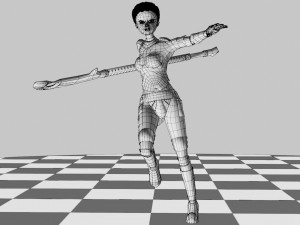 Warrior Girl 3D 模型