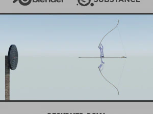 Arco Recurvo Modelo 3D