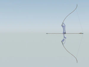 Recurved Bow 3D Model