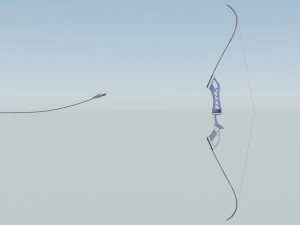 Recurved Bow 3D Model