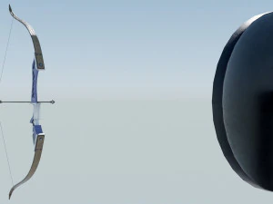 Recurved Bow 3D Model