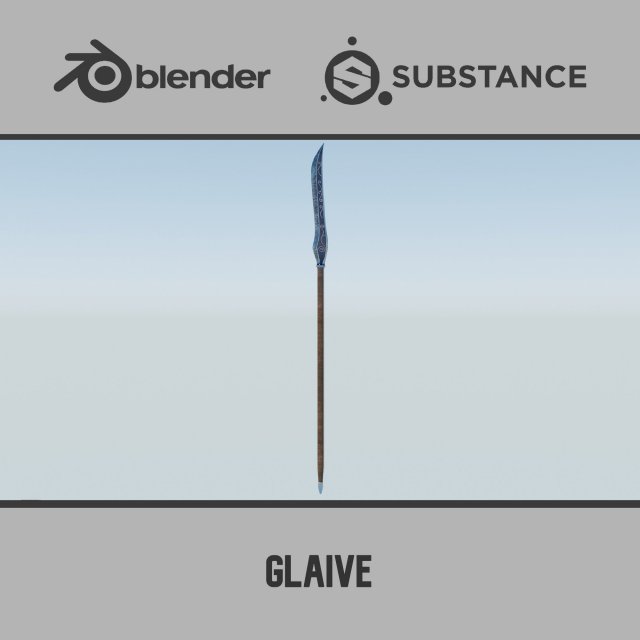 Glaive 3D 모델 .c4d .max .obj .3ds .fbx .stl .blend 
