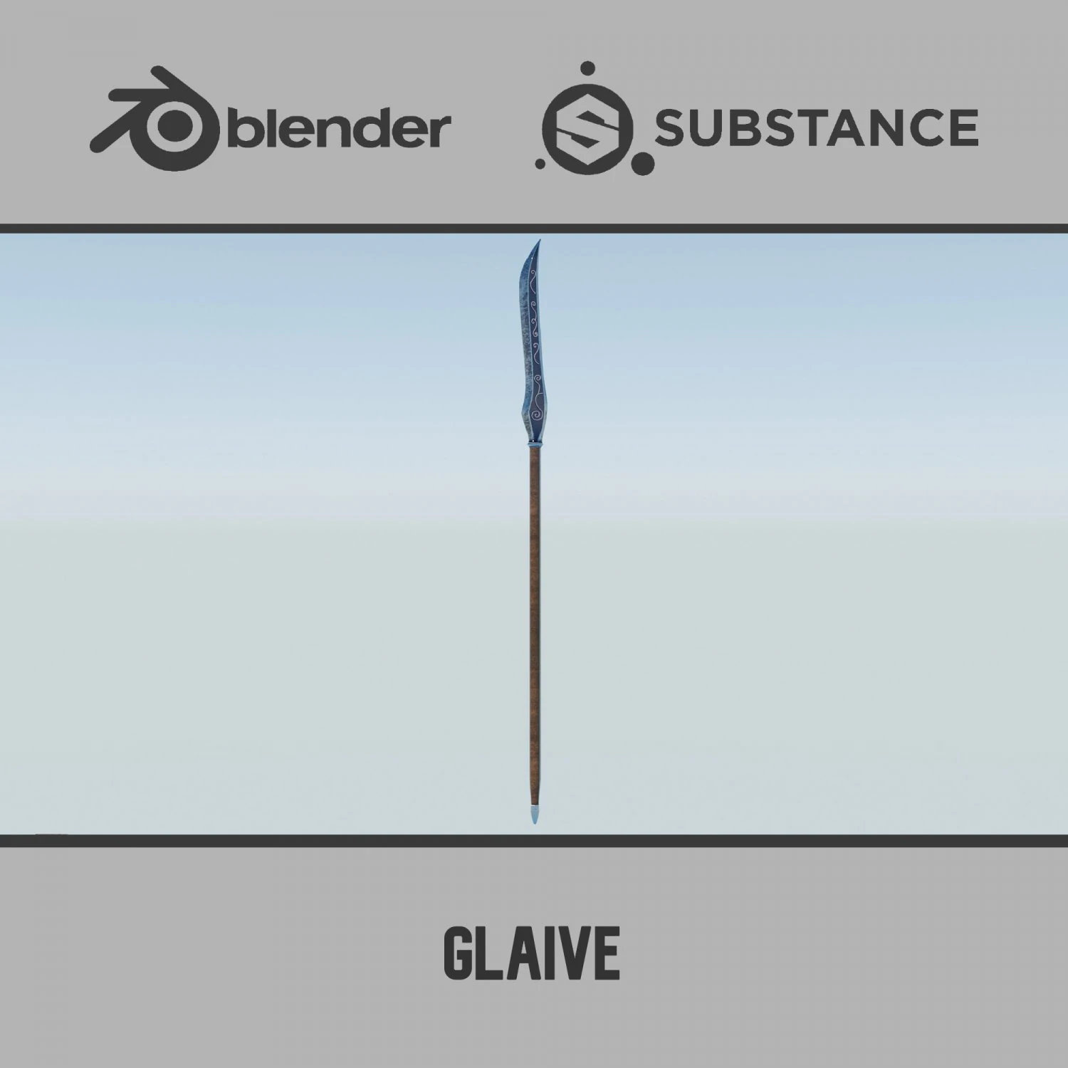 Glaive 3D Model .c4d .max .obj .3ds .fbx .stl .blend