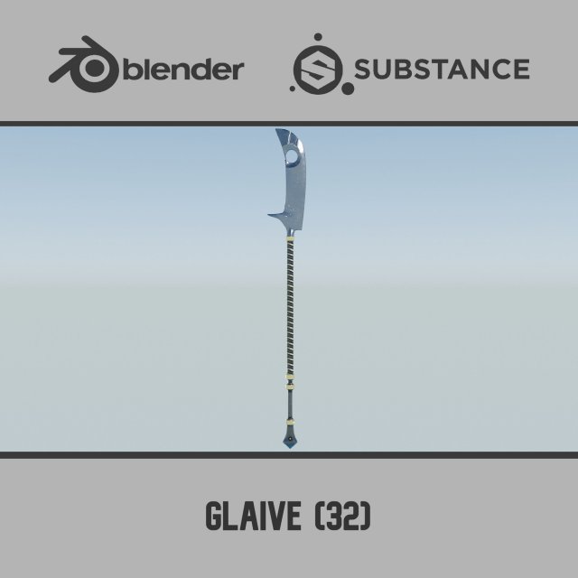 Glaive 32 Modelo 3D .c4d .max .obj .3ds .fbx .stl .blend 
