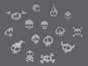 Mega Printable Pendant Pack 3D Baskı Modeli