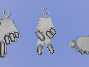 Mega Printable Pendant Pack 3D Baskı Modeli