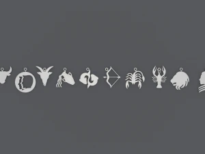 Mega Printable Pendant Pack 3D Print Model