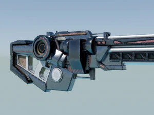 Sci-Fi Shotgun - Massive Shooter 3D Model