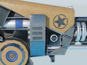 Sci-Fi Shotgun - Tiny Shooter Modelo 3D