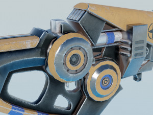 Sci-Fi Shotgun - Tiny Shooter Modelo 3D