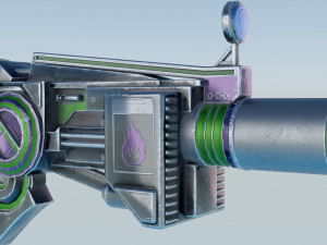 Sci-Fi Shotgun - Giant Shooter 3Dモデル