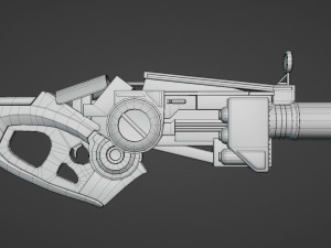 Sci-Fi Shotgun - Giant Shooter 3Dモデル
