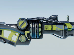 Sci-Fi Shotguns - Collection 3D Model