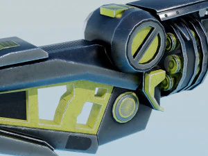 Sci-Fi Shotguns - Collection 3D Model