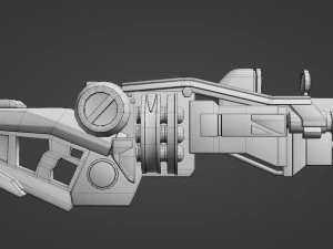 Sci-Fi Shotguns - Collection 3D Model
