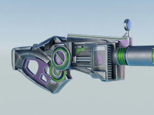 Sci-Fi Shotguns - Collection 3D Model