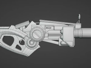 Sci-Fi Shotguns - Collection 3D Model