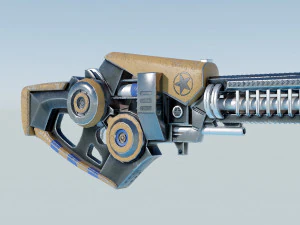 Sci-Fi Shotguns - Collection 3D Model