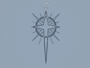 Stars - Printable Pendants 3D Print Model