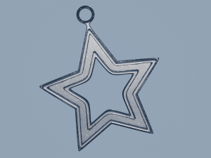 Stars - Printable Pendants 3D Print Model